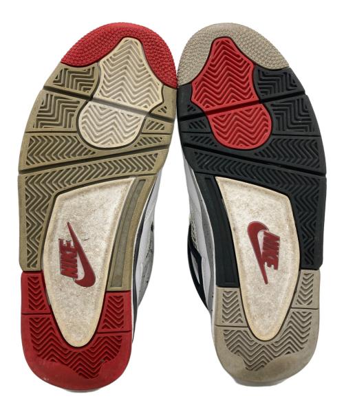 NIKE（ナイキ）NIKE (ナイキ) Air Jordan 4 Retro ホワイト×レッド サイズ:27cmの古着・服飾アイテム