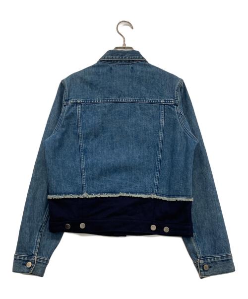 tricot COMME des GARCONS（トリココムデギャルソン）tricot COMME des GARCONS (トリココムデギャルソン) 切替デニムジャケット インディゴ サイズ:Ｍの古着・服飾アイテム