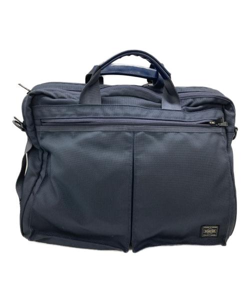 PORTER（ポーター）PORTER (ポーター) 3WAY ブリーフケース ネイビーの古着・服飾アイテム
