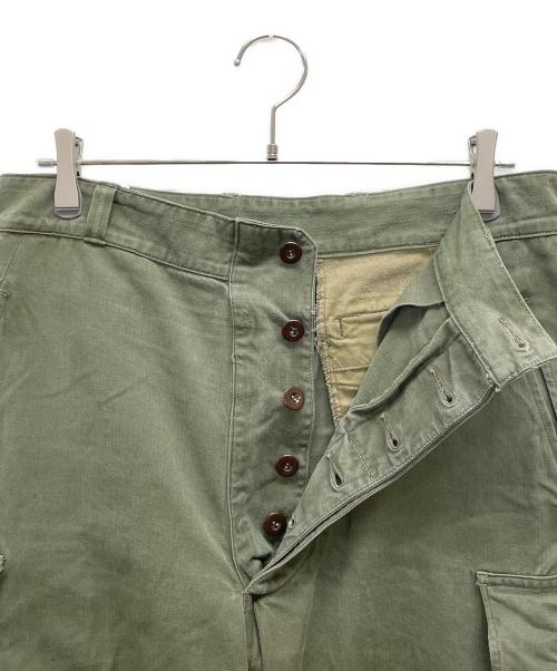 French Army（フランス軍）French Army (フランス軍) M47 カーゴパンツ オリーブ サイズ:13の古着・服飾アイテム