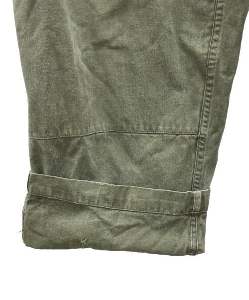French Army（フランス軍）French Army (フランス軍) M47 カーゴパンツ オリーブ サイズ:13の古着・服飾アイテム