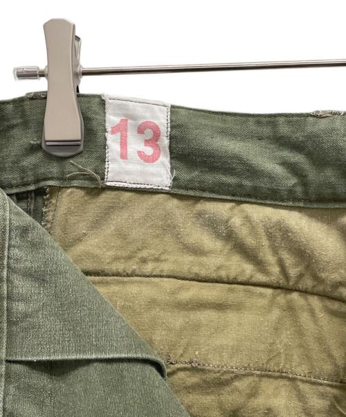 French Army（フランス軍）French Army (フランス軍) M47 カーゴパンツ オリーブ サイズ:13の古着・服飾アイテム