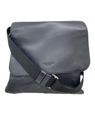 『中古美品』コーチ（coach）　メッセンジャーバッグ 中古・古着通販】COACH (コーチ) メッセンジャーバッグ ネイビー