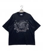 MAISON SPECIALメゾンスペシャル）の古着「半袖カットソー」｜ブラック