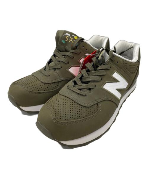 NEW BALANCE（ニューバランス）NEW BALANCE (ニューバランス) スニーカー オリーブ サイズ:27cmの古着・服飾アイテム