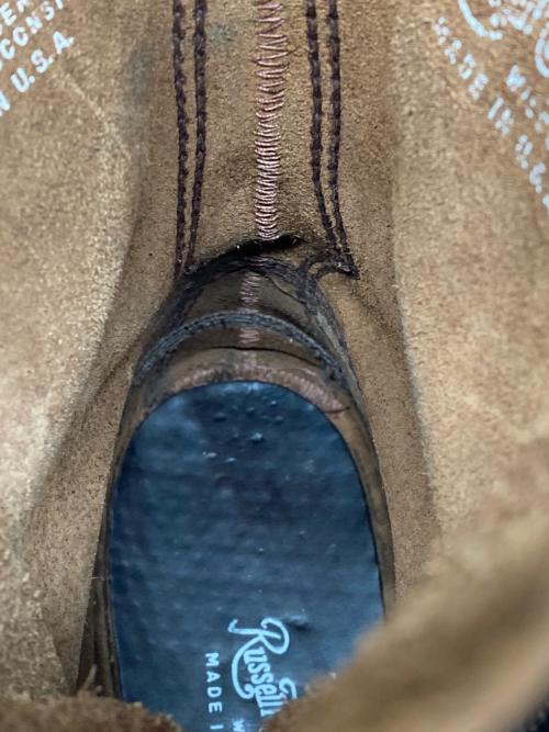 RUSSELL MOCCASIN（ラッセルモカシン）RUSSELL MOCCASIN (ラッセルモカシン) ハンティングブーツ Bird Shooter(バードシューター） ブラウン サイズ:US9の古着・服飾アイテム