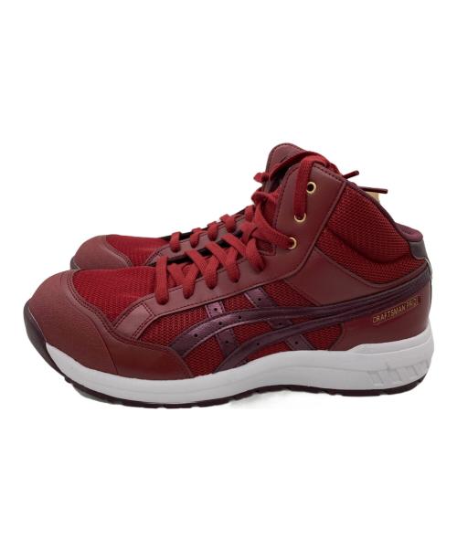 asics（アシックス）asics (アシックス) 安全靴 レッド サイズ:27.5cm 未使用品の古着・服飾アイテム