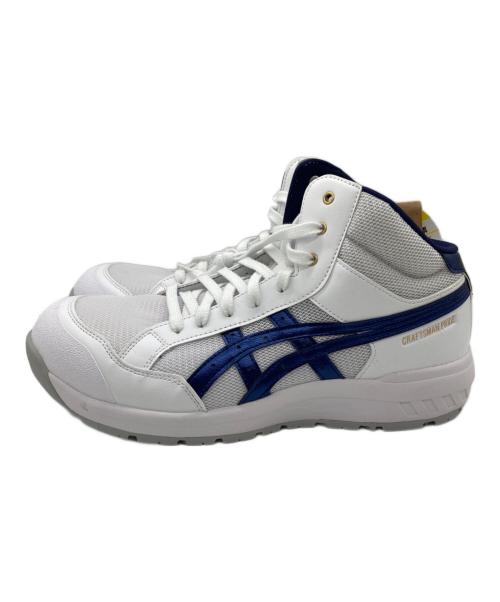 asics（アシックス）asics (アシックス) 安全靴 ネイビー×ホワイト サイズ:27.5cm 未使用品の古着・服飾アイテム
