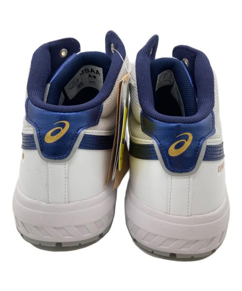asics（アシックス）asics (アシックス) 安全靴 ネイビー×ホワイト サイズ:27.5cm 未使用品の古着・服飾アイテム