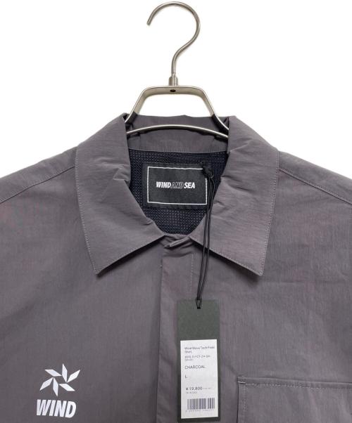 WIND AND SEA（ウィンダンシー）WIND AND SEA (ウィンダンシー) 半袖カットソー グレー サイズ:L 未使用品の古着・服飾アイテム