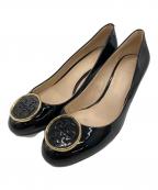 TORY BURCHトリーバーチ）の古着「ウェッジソールパンプス」｜ブラック