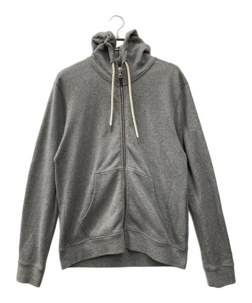 JOHN ELLIOTT（ジョン エリオット）JOHN ELLIOTT (ジョン エリオット) ジップパーカー グレー サイズ:3の古着・服飾アイテム