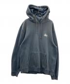 stussyステューシー）の古着「パーカー」｜ブルー