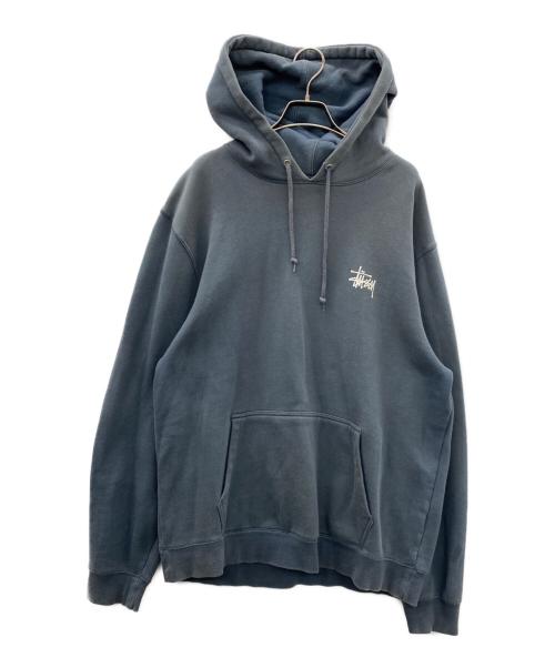 stussy（ステューシー）stussy (ステューシー) パーカー ブルー サイズ:Lの古着・服飾アイテム