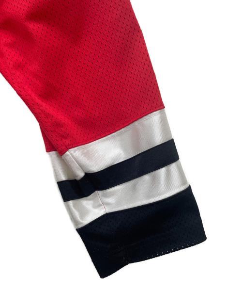 JORDAN（ジョーダン）JORDAN (ジョーダン) ワッペンホッケーシャツ ブラック×レッド サイズ:Sの古着・服飾アイテム