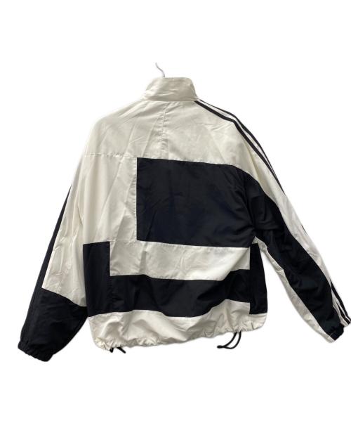 adidas（アディダス）adidas (アディダス) トラックジャケット ブラック×ホワイト サイズ:Lの古着・服飾アイテム