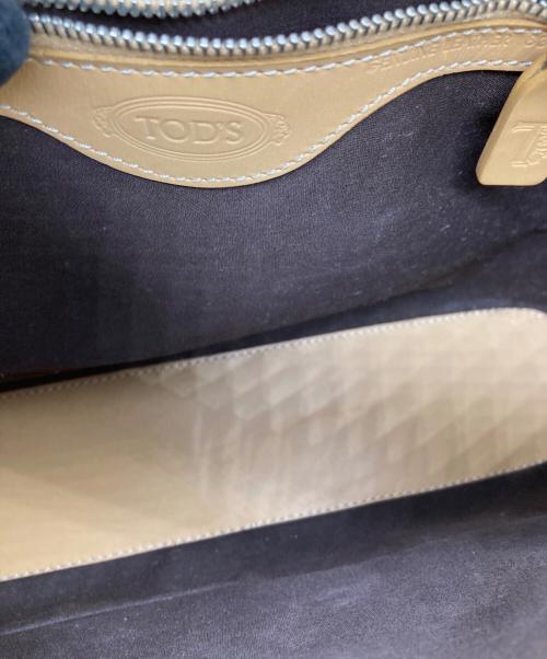 TOD'S（トッズ）TOD'S (トッズ) ハンドバッグ ベージュの古着・服飾アイテム