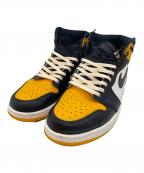 NIKEナイキ）の古着「Air Jordan 1 Retro High OG」｜イエロー×ブラック×ホワイト