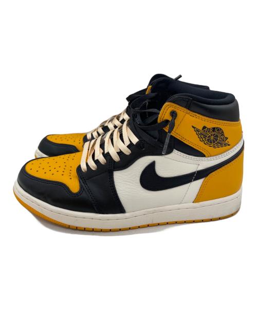 NIKE（ナイキ）NIKE (ナイキ) Air Jordan 1 Retro High OG イエロー×ブラック×ホワイト サイズ:27cmの古着・服飾アイテム