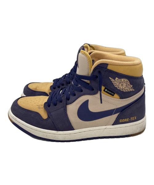 NIKE（ナイキ）NIKE (ナイキ) Air Jordan 1 Element イエローカーキ×パープル サイズ:28cmの古着・服飾アイテム