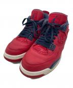 NIKEナイキ）の古着「Air Jordan 4 Retro SE」｜レッド×ネイビー