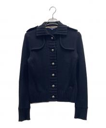 BURBERRY（バーバリー）の古着「厚手カーディガン」｜ブラック