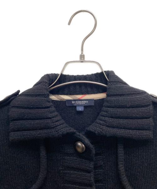 BURBERRY（バーバリー）BURBERRY (バーバリー) 厚手カーディガン ブラック サイズ:1の古着・服飾アイテム