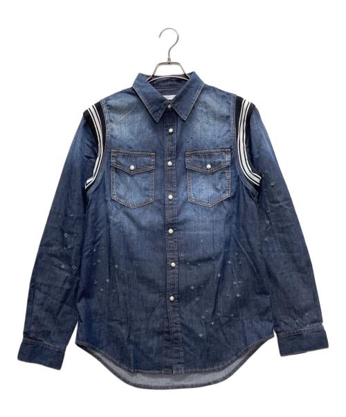 GIVENCHY（ジバンシィ）GIVENCHY (ジバンシィ) 長袖シャツ ブルー サイズ:Ｍの古着・服飾アイテム