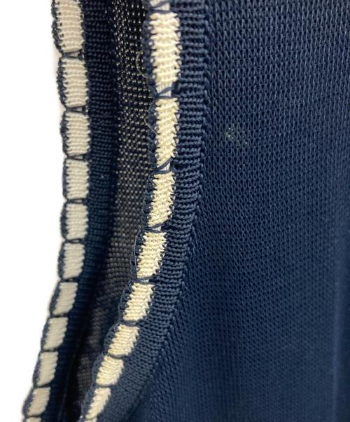 CHANEL（シャネル）CHANEL (シャネル) ノースリーブワンピース ネイビー サイズ:38の古着・服飾アイテム