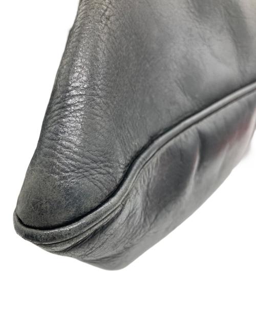 BALLY（バリー）BALLY (バリー) レザーショルダーバッグ ブラックの古着・服飾アイテム