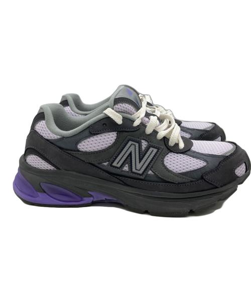 NEW BALANCE（ニューバランス）NEW BALANCE (ニューバランス) ローカットスニーカー パープル×グレー サイズ:27.5cmの古着・服飾アイテム