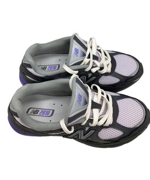 NEW BALANCE（ニューバランス）NEW BALANCE (ニューバランス) ローカットスニーカー パープル×グレー サイズ:27.5cmの古着・服飾アイテム