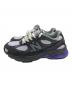NEW BALANCE (ニューバランス) ローカットスニーカー パープル×グレー サイズ:27.5cm：13000円