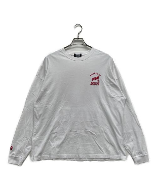 WIND AND SEA（ウィンダンシー）WIND AND SEA (ウィンダンシー) 長袖カットソー ホワイト サイズ:Ｍの古着・服飾アイテム