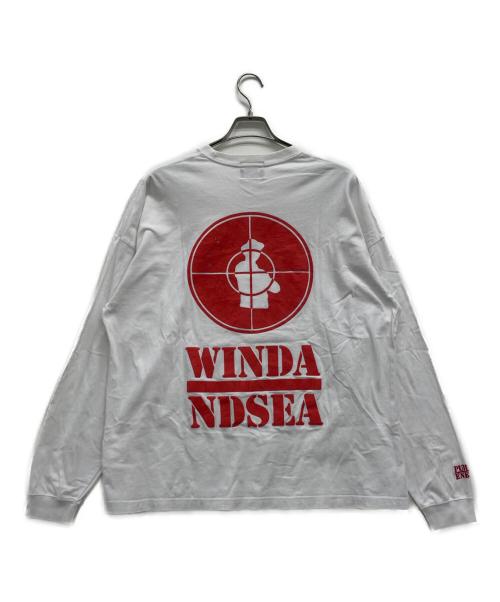 WIND AND SEA（ウィンダンシー）WIND AND SEA (ウィンダンシー) 長袖カットソー ホワイト サイズ:Ｍの古着・服飾アイテム
