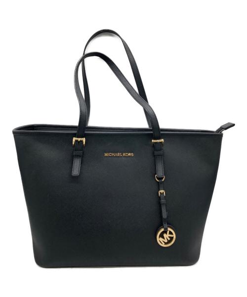 MICHAEL KORS（マイケルコース）MICHAEL KORS (マイケルコース) トートバッグ ブラックの古着・服飾アイテム
