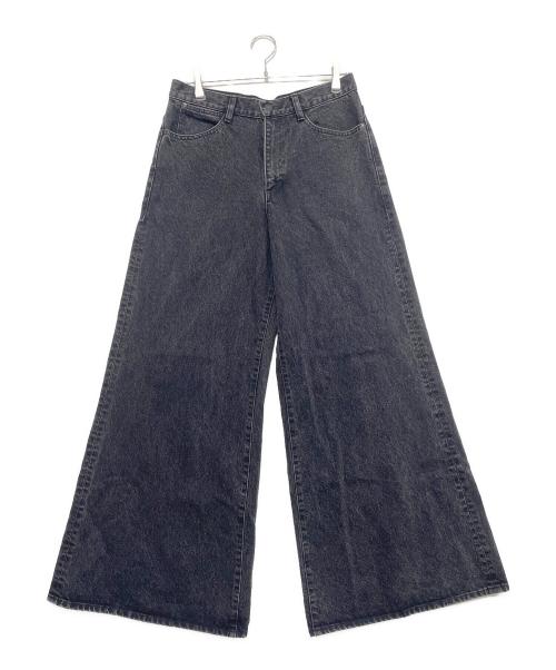 LAD MUSICIAN（ラッドミュージシャン）LAD MUSICIAN (ラッドミュージシャン) バギーデニムパンツ ブラック サイズ:46の古着・服飾アイテム