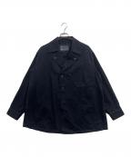 LAD MUSICIANラッドミュージシャン）の古着「14oz DENIM SHIRT JACKET」｜ブラック