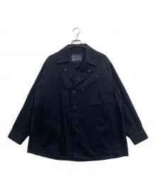 LAD MUSICIAN（ラッドミュージシャン）の古着「14oz DENIM SHIRT JACKET」｜ブラック
