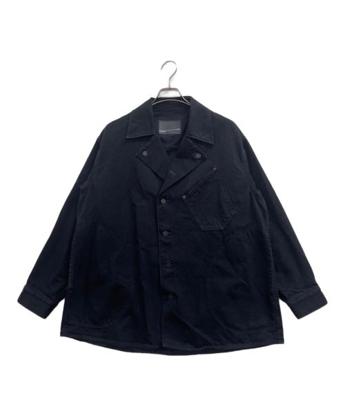 LAD MUSICIAN（ラッドミュージシャン）LAD MUSICIAN (ラッドミュージシャン) 14oz DENIM SHIRT JACKET ブラック サイズ:42の古着・服飾アイテム