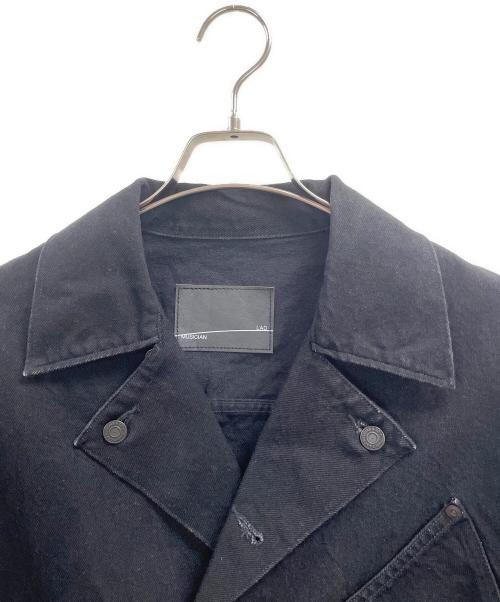 LAD MUSICIAN（ラッドミュージシャン）LAD MUSICIAN (ラッドミュージシャン) 14oz DENIM SHIRT JACKET ブラック サイズ:42の古着・服飾アイテム
