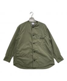 J.PRESS（ジェイプレス）の古着「ノーカラージャケット」｜オリーブ