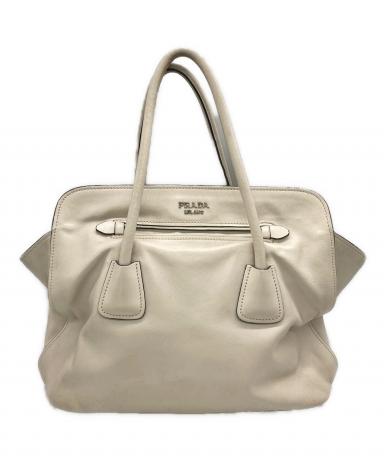 中古・古着通販】PRADA (プラダ) トートバッグ アイボリー｜ブランド