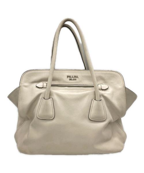 PRADA（プラダ）PRADA (プラダ) トートバッグ アイボリーの古着・服飾アイテム