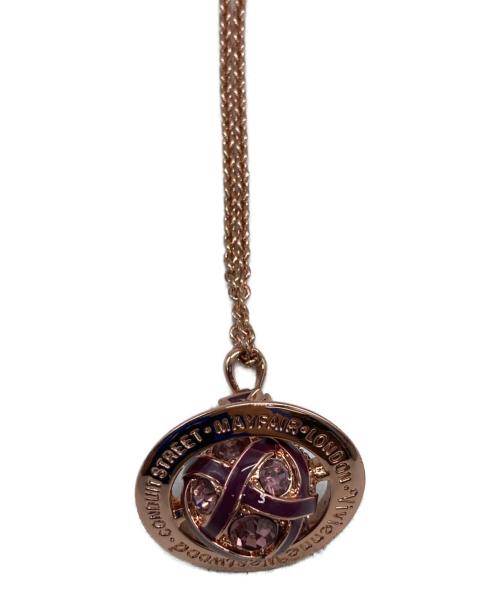 Vivienne Westwood（ヴィヴィアンウエストウッド）Vivienne Westwood (ヴィヴィアンウエストウッド) オーブネックレス パープルの古着・服飾アイテム