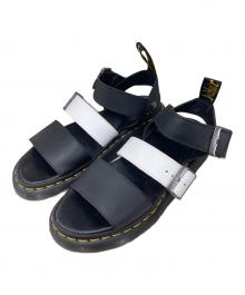 Dr.Martens（ドクターマーチン）の古着「バックルサンダル」｜ブラック×ホワイト