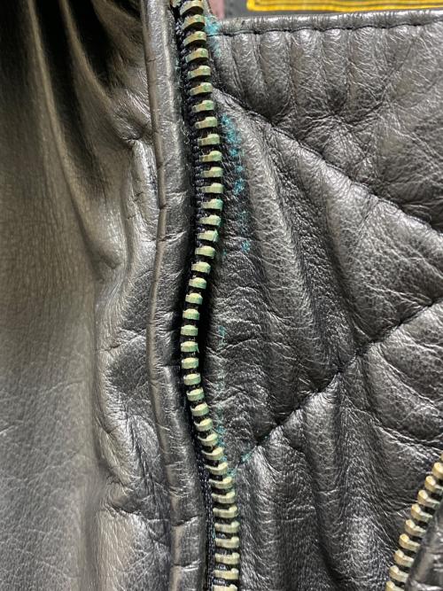 STEINER（シュタイナー）STEINER (シュタイナー) レザージャケット ブラック サイズ:Lの古着・服飾アイテム