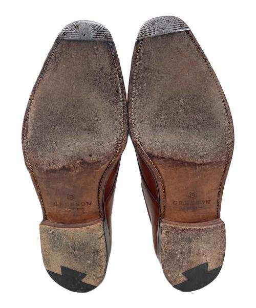 GRENSON（グレンソン）GRENSON (グレンソン) モンクストラップシューズ ブラウン サイズ:6.5の古着・服飾アイテム