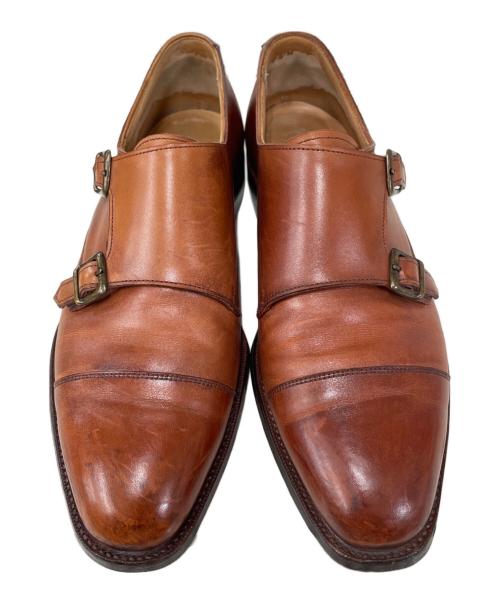 GRENSON（グレンソン）GRENSON (グレンソン) モンクストラップシューズ ブラウン サイズ:6.5の古着・服飾アイテム