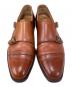 中古・古着 GRENSON (グレンソン) モンクストラップシューズ ブラウン サイズ:6.5：14000円